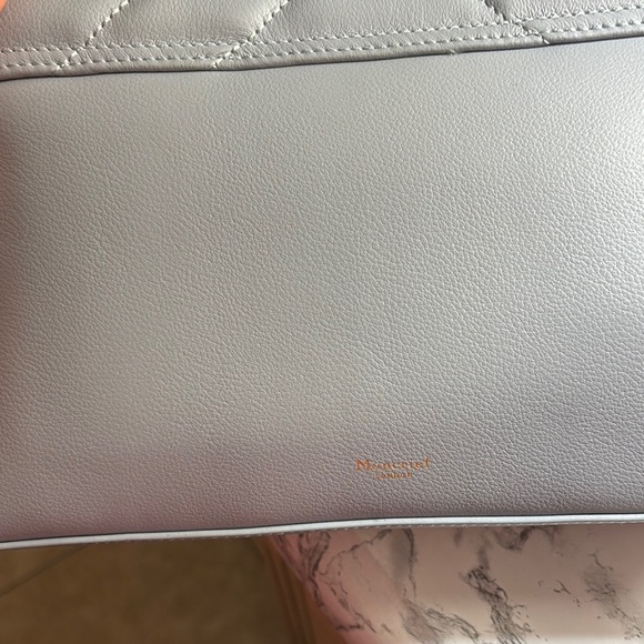 Gray Quilted Shoulder Bag - Picture 6 of 11